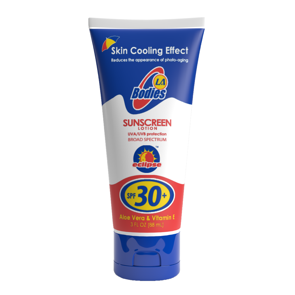 LA BODIES® Eclipse Sunscreen & Lotion SPF30+ (3 oz) Samson Store